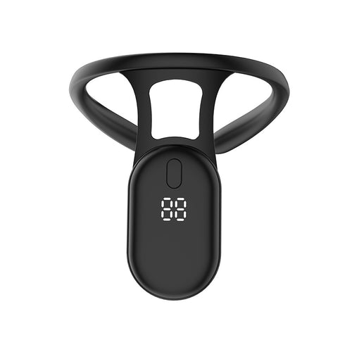 Smart posture corrector for kids - neck-worn device with digital display