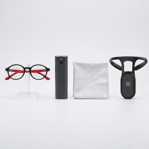 ClearSight Kids Screen Safe Bundle - blue light glasses, posture corrector, screen cleaner, and microfibre cloth for children